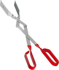 Shark BBQ Steak Grilling Tongs - 17 inch Red. Professional outdoor grilling utensil. Long Reach Barbeque Grilling Tongs. Ideal for kabobs, fish, burgers, and sausage