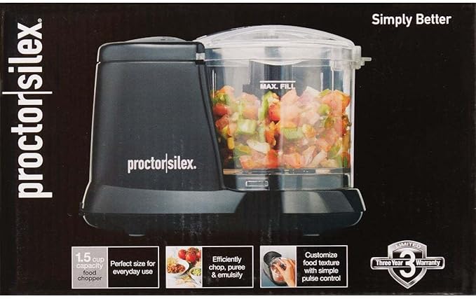Hamilton Beach Proctor Silex Mini Food Chopper Black