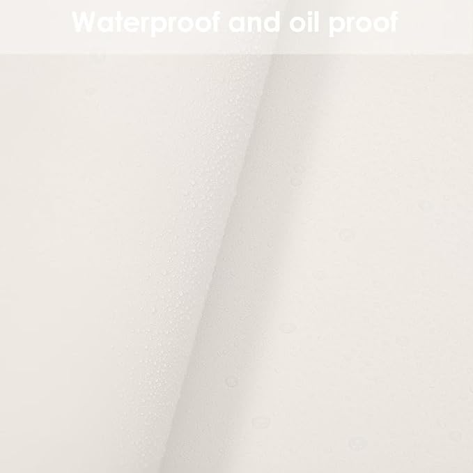 Leather Table Cover,1.8mm Thick,40x60 Inch Table Protector,Table Protector for Dining Room Table,Table Pads for Dining Room Table Rectangular.(White+White,40x60)