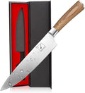 imarku Chef Knife - Pro Kitchen Knife 8 Inch Chef's Knives Japanese SUS440A Stainless Steel Sharp Paring Knife with Ergonomic Handle, Golden handle, Christmas and Thanksgiving Gifts for Men and Women