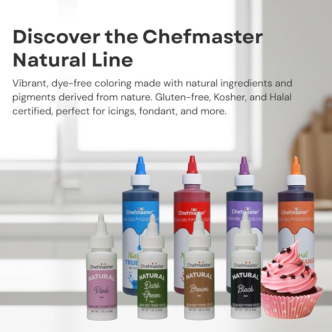 Plant-Based Natural Food Color Powder by Chefmaster, No Artificial Dyes, Beet Juice Powder for Icing, Fondant, Buttercream & Decorating, Quality Crafted in California USA, Hot Pink, 4 oz