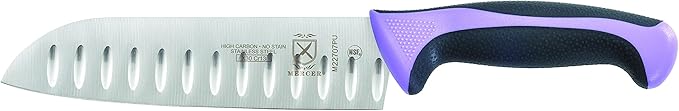 Mercer Culinary Millennia Colors 5-Piece Magnetic Board Set with Purple Handles, Rubberwood, 5 x 15 x 15 inches