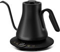 Electric Kettle, Gooseneck Electric Kettle, ±1℉ Temperature Control, Stainless Steel Inner, Quick Heating, for Pour Over Coffee, Brew Tea, Boil Hot Water, 1500W/0.9L Black