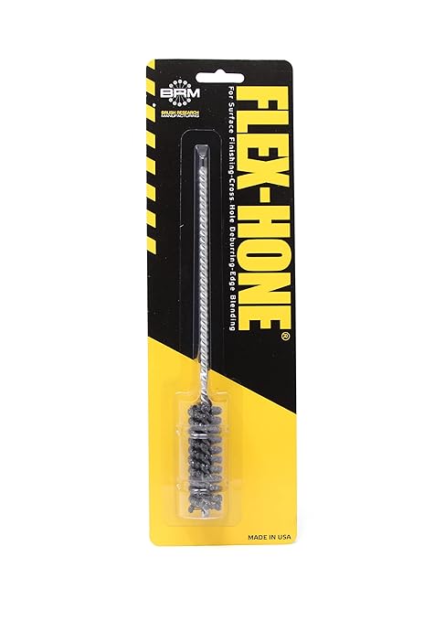 Brush Research BC3460 FLEX-HONE®, 3/4" (19mm) Diameter, 60 Grit, Silicon Carbide, for Mild Steel, Stainless Steel, Cast Iron and Softer Ferrous Materials