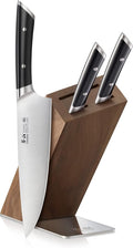 Cangshan HELENA Series German Steel Forged, HUA Knife Block Set (4-Piece, Black)