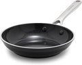 Orfeo 8” Nonstick Frying Pan Skillet, Made in Italy, Diamond Ceramic PFAS-Free Cookware, Induction Ready, Scratch Resistant, Laser-Fused Surface for Durability, Dishwasher Safe, Black