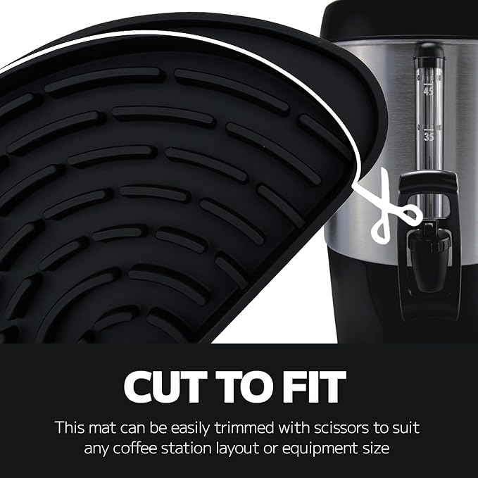 MIMORE Drip Tray - Silicone Coffee Drip Tray for Hamilton 45 Cup and Large Coffee Maker - Drink Dispenser Drip Pan Catcher