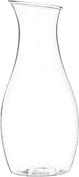 Carlisle FoodService Products 7090307 Cascata Carafe Juice Jar Beverage Decanter Only, Plastic, 1.5 L, Clear (Pack of 12)
