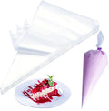 24 Inch Extra Large Piping Bags - 100 Pack Disposable Non-Slip Thickened Pastry Bag - Anti Burst Pastry Bags, Ideal for Icing, Cake Baked Goods Baking Chocolate Cupcake Decoratin XXL
