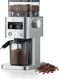 MOKKOM Coffee Grinder, Anti-static Conical Burr Coffee Bean Grinder, Adjustable Electric Burr Mill with 31 Precise Settings for Espresso/Drip/Pour Over/Cold Brew/French Press Coffee Maker