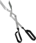 Shark BBQ Tongs for Steak, 17.5" Extra Long, Stainless Steel Grilling Tongs with Scissor Grip, Tong for Cooking, Kitchen & Outdoor Grill - Perfect Barbecue Tool & Gift for Grill Masters, Black