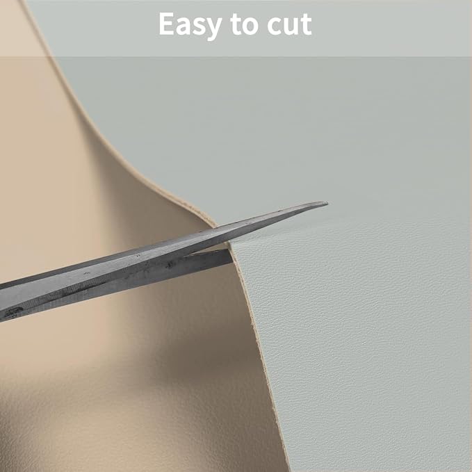 Leather Dresser Cover,1.8mm Thick,14x72 Inch,Dresser Protector Top,Dresser Top Protector,Dresser Cover Top,Dresser Top Cover,Dresser Cover Top for Bedroom.(Light Brown+Gray,14x72)