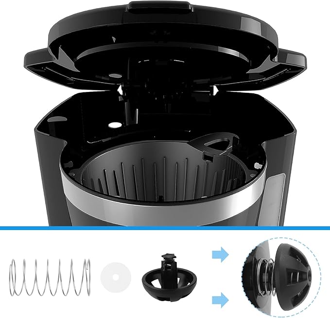 Coffee Machine Brewing Basket Bottom spring loaded stopper kits Fits for Black+Decker coffee makers Brew Basket, fits majority 4-12 Cup Drip Coffee Makers