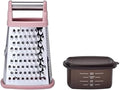 KitchenAid Gourmet Box Grater, Dried Rose, 10 Inch