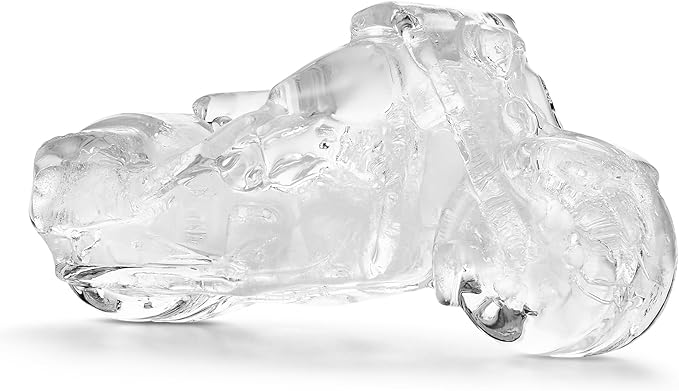 Nax Caki 3D Motorcycle Ice Cube Tray, Large Silicone Fun Shapes Ice Cube Mold for Whiskey, Cocktails, Bourbon, Motorcycle Gifts for Men Holiday Stocking Stuffers