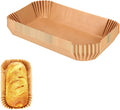 50 pack loaf pan liners for baking bread 9x5, Non-Stick Siliconized Greaseproof Paper, Baking Liner for Baking Bread, Cakes, Banana Bread, Parchment Paper