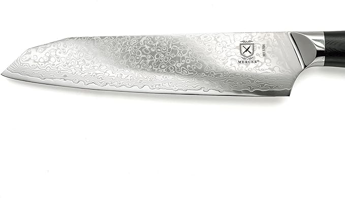 Mercer Culinary M13786 Premium Grade Super Steel, 7-Inch Santoku Knife, G10 Handle