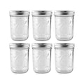 Ball - 16 oz Wide Mouth Glass Mason Jars | 6 Pack Jars with Airtight Lids | Large Glass Jar for Food Storage with Lids | Ideal for Canning, Fermentation, Pickling, Kombucha Brewing