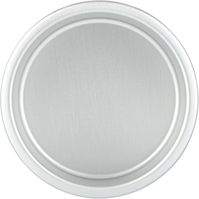 Restaurantware-Met Lux 4 x 2 Inch Straight-Sided Baking Tins, 12 Round Cake Pans - Oven-Ready, Freezable, Anodized Aluminum Round Baking Pans, Greaseproof, For Layer Birthday Cakes
