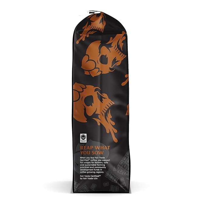 DEATH WISH COFFEE - Chocolate Hazelnut Ground Coffee, Fair Trade (14 oz)