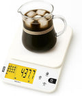 Polit Brewly Digital Coffee Scale with Timer｜6.6lb/3000g Espresso Scale 0.1g/0.005oz Triple-Range Precision｜USB-C or Battery｜Dual Timer Modes｜Small Travel Kitchen Scale for Pour-Over, Brewing & Baking