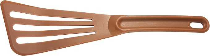 Mercer Culinary Hell's Tools Hi-Heat Slotted Spatula, 12 Inch x 3.5 Inch, Brown