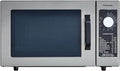 Panasonic NE-1025F Compact Light-Duty Countertop Commercial Microwave Oven with 6-Minute Electronic Dial Control Timer, Bottom Energy Feed, 1000W, 0.8 Cu. Ft. Capacity Silver