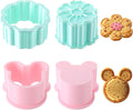 Cake Pop Cutter and Pusher Set - Flower and Mouse 3D Printed Mold Shapes Press | Baking Tools for Home, Birthday, Wedding Desserts | Reusable Design