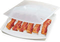 PrepSolutions Microwavable Bacon Grill, White – Nonstick, Easy-Clean Design, 1 Piece (Pack of 6)
