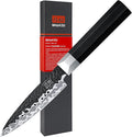 SHAN ZU Paring Knife 3.7 Inch, Japanese High Carbon Steel 10Cr15Mov Small Kitchen Knife, Ultra Sharp Fruit Knife with Ergonomic G10 Handle, Dishwasher Safe, Gifts for Women & Men