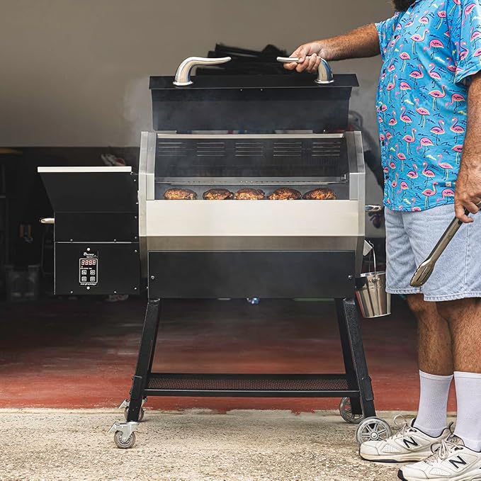 recteq pellet smoker grill Weekend Warrior Bundle, Wood Pellet Grill Smoker, Outdoor Grills & Smokers, 740 Sq. In. Cooking Area, 18 lb hopper