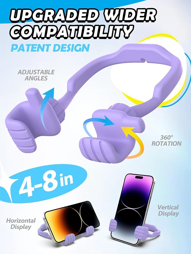 Christmas Stocking Stuffers for Teens Adults: Funny Gifts for Women Men Girls Boys Thumb Up Cell Phone Stand Holder Novelty Gadget for Mother Mom Wife Kid Dad Girlfriend Birthday Trendy Stuff Ideas