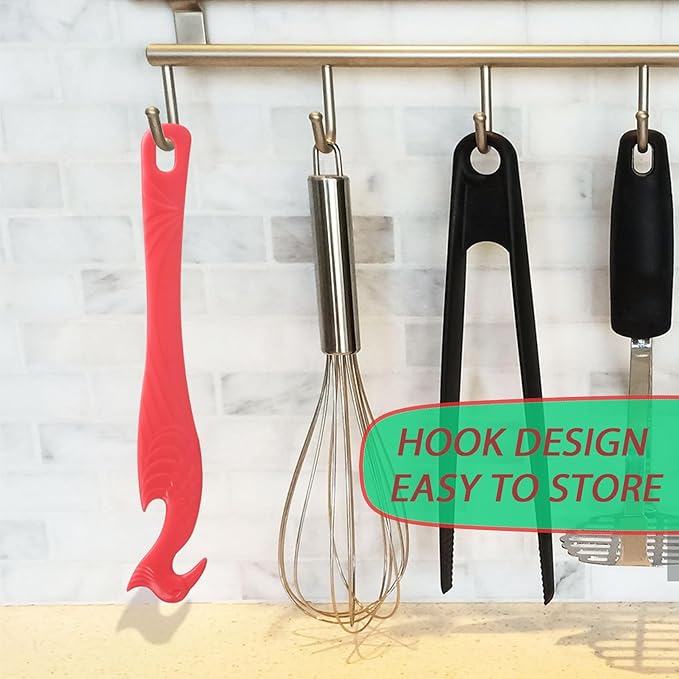 Oven Rack Push Pull Tool 2-Pack (11 Inch) - Longer Handle Suitable for Toaster Oven, air Fryer, Toaster