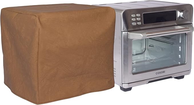 Perfect Dust Cover, Tan Padded Cover Compatible with COSORI Smart Air Fryer Toaster Oven CS125-AO, Anti-Static and Waterproof Dust Cover by The Perfect Dust Cover LLC