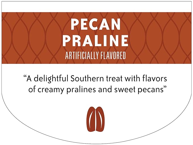 Community Coffee Southern Pecan Praline Flavored 72 Count Keurig K-Cup Coffee Pods, Medium Roast, 12 Count (Pack of 6)