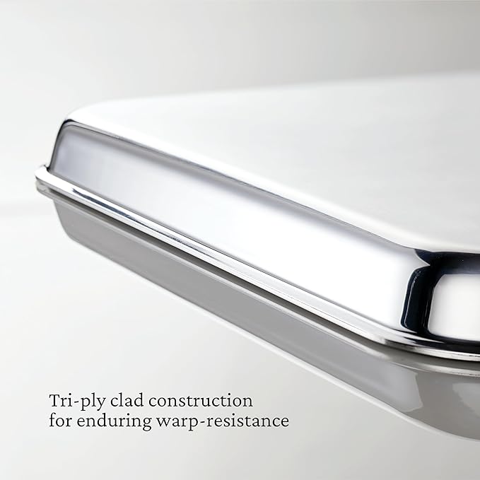 Hestan Provisions OvenBond – 5-Piece Tri-ply Baking Sheet Set