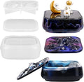 Moukiween Large Storage Box Molds with Lid, Resin Jar Mold, Silicone Box Mold for Storage Jewelry Epoxy Casting DIY Crafts