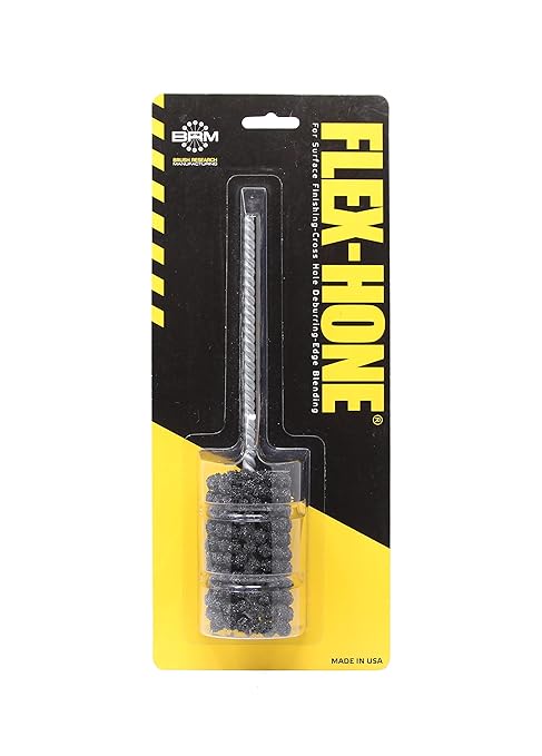Brush Research BC11840 FLEX-HONE®, 1-1/8" (28.6mm) Diameter, 40 Grit, Silicon Carbide, for Mild Steel, Stainless Steel, Cast Iron and Softer Ferrous Materials
