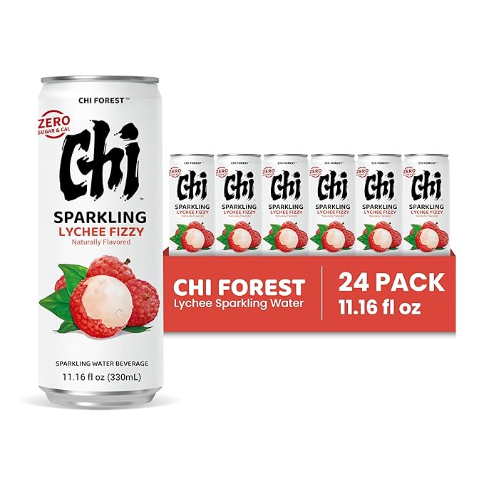 CHI FOREST Lychee Fizzy Sparkling Water (11.16 oz* 24)