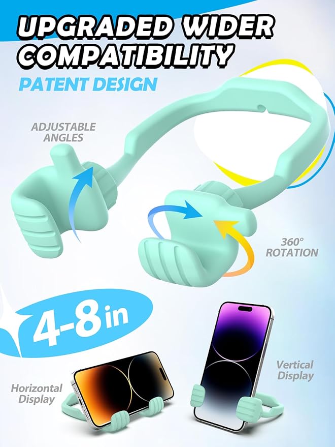 Stocking Stuffers for Men Women Teens Kids Gifts for Men Christmas: Thumbs Up Lazy Phone Stand Holder Funny Gadgets Teenage Boys Girls Dad Father Mother Mom Husband Wife Adults Who Have Everything