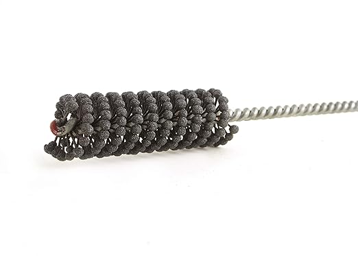 Brush Research BC14M18 FLEX-HONE®, 0.551" (14mm) Diameter, 180 Grit, Silicon Carbide, For Mild Steel, Stainless Steel, Cast Iron and Softer Ferrous Materials