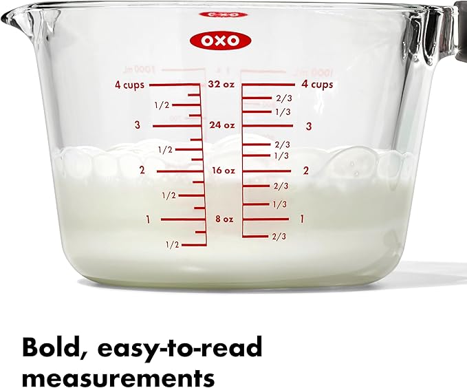 OXO Good Grips 4 Cup Glass Measuring Cup