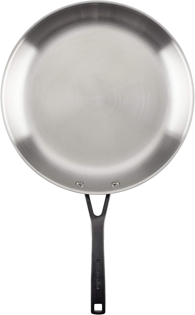 KitchenAid 5-Ply Clad Polished Stainless Steel Fry Pan/Skillet, 12.25 Inch