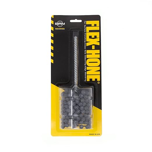 Brush Research BC23880 FLEX-HONE®, 2-3/8" (60.3mm) Diameter, 80 Grit, Silicon Carbide, for Mild Steel, Stainless Steel, Cast Iron and Softer Ferrous Materials