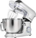 Aucma Stand Mixer,8.5QT 900W Kitchen Mixer, Large Capacity Kitchen Electric Mixers with Dough Hook, Wire Whip & Beater