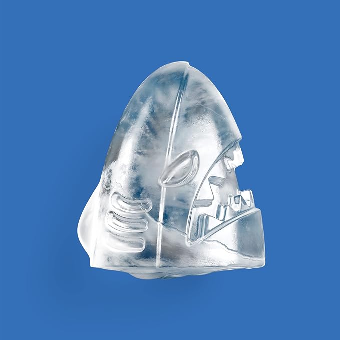 ZOKU Set of 2 Silicone Ice Molds, Shark - Large Shark Ice Cube Molds for Craft Cocktails, Keep Drinks Colder Longer with Less Dilution, Easy-Release, BPA-Free
