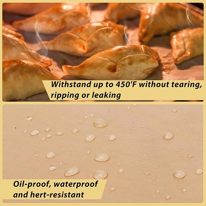 Parchment Paper Baking Sheets for Emeril Lagasse 26 QT Extra Large Air Fryer, 11x10 Inch Non-Stick Precut Baking Parchment for Air Fryer Steaming Bread Cup Cake Cookie and More