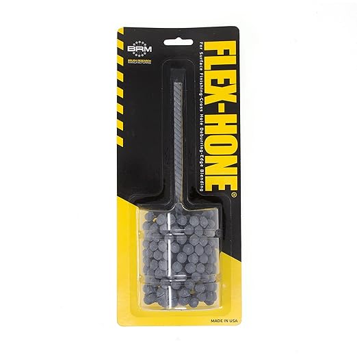 Brush Research BC218600 FLEX-HONE®, 2-1/8" (54mm) Diameter, 600 Grit, Silicon Carbide, for Mild Steel, Stainless Steel, Cast Iron and Softer Ferrous Materials
