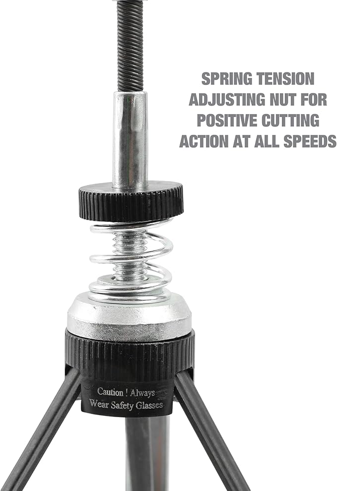 OEMTOOLS 25041 Adjustable Engine Cylinder Hone Deglazer, Honing Tool with 3 Medium Grit 4 Inch Stones, Compatible Standard Drills for Positive Engine Honing Cutting at All Speeds