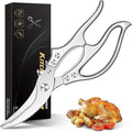 Kitchen Scissors – Luxury Heavy Duty Poultry Shears & Multipurpose Kitchen Scissors for Meat, Chicken, Fish & Vegetables, High Carbon Stainless Steel, Safety Lock, Dishwasher Safe